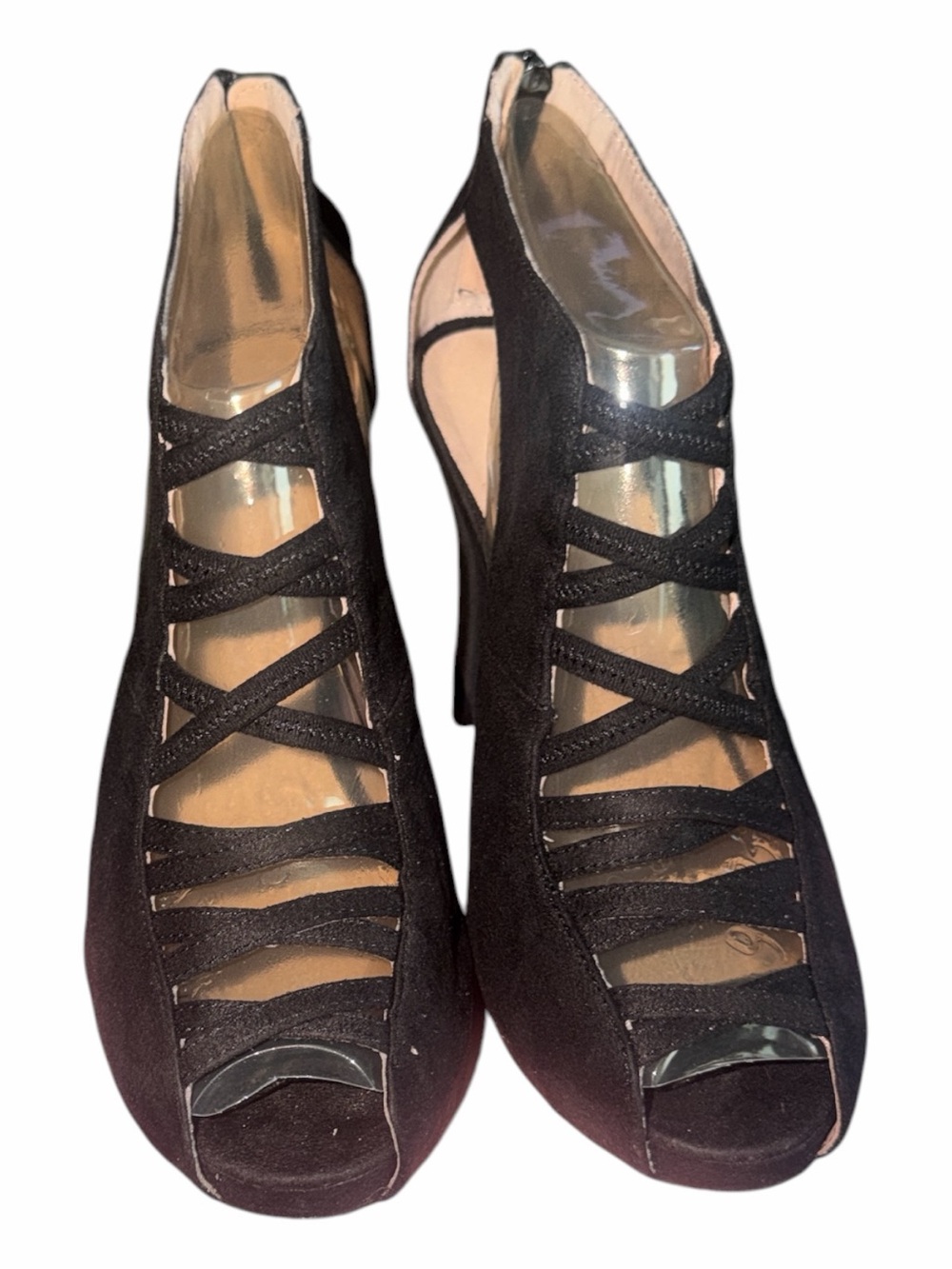 Oslenboye Katrina Women’s Open Peep-Toe Heels Size 9 NWT